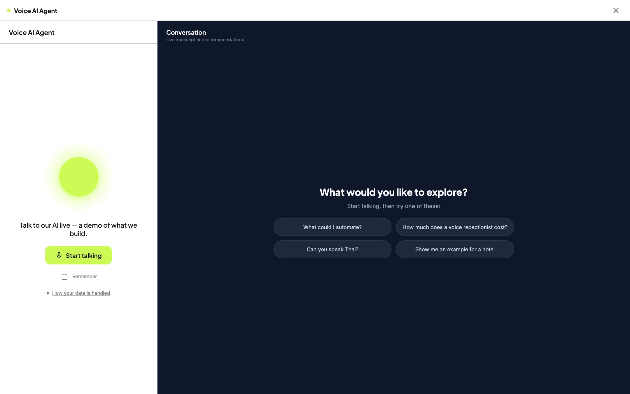 UNTH.AI — Web-Based Real-Time Voice Assistant
